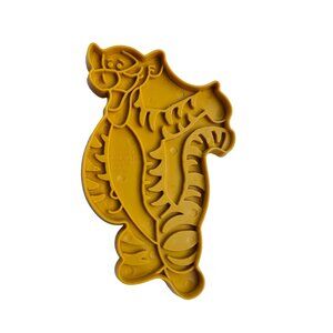 Disney 1994 Wilton Tigger Cookie Cutter Yellow Plastic Vintage from Winnie the P